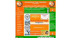 Desktop Screenshot of internationalyogafederation.net