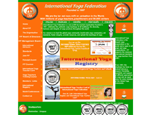 Tablet Screenshot of internationalyogafederation.net